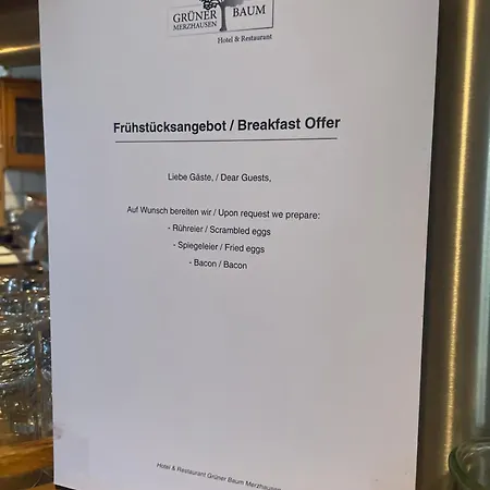 & Restaurant Gruener Baum