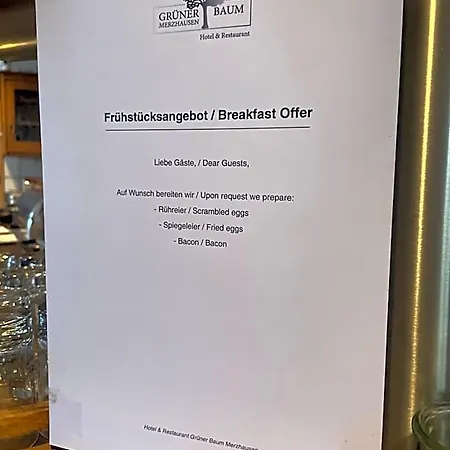 & Restaurant Gruener Baum فندق 2*